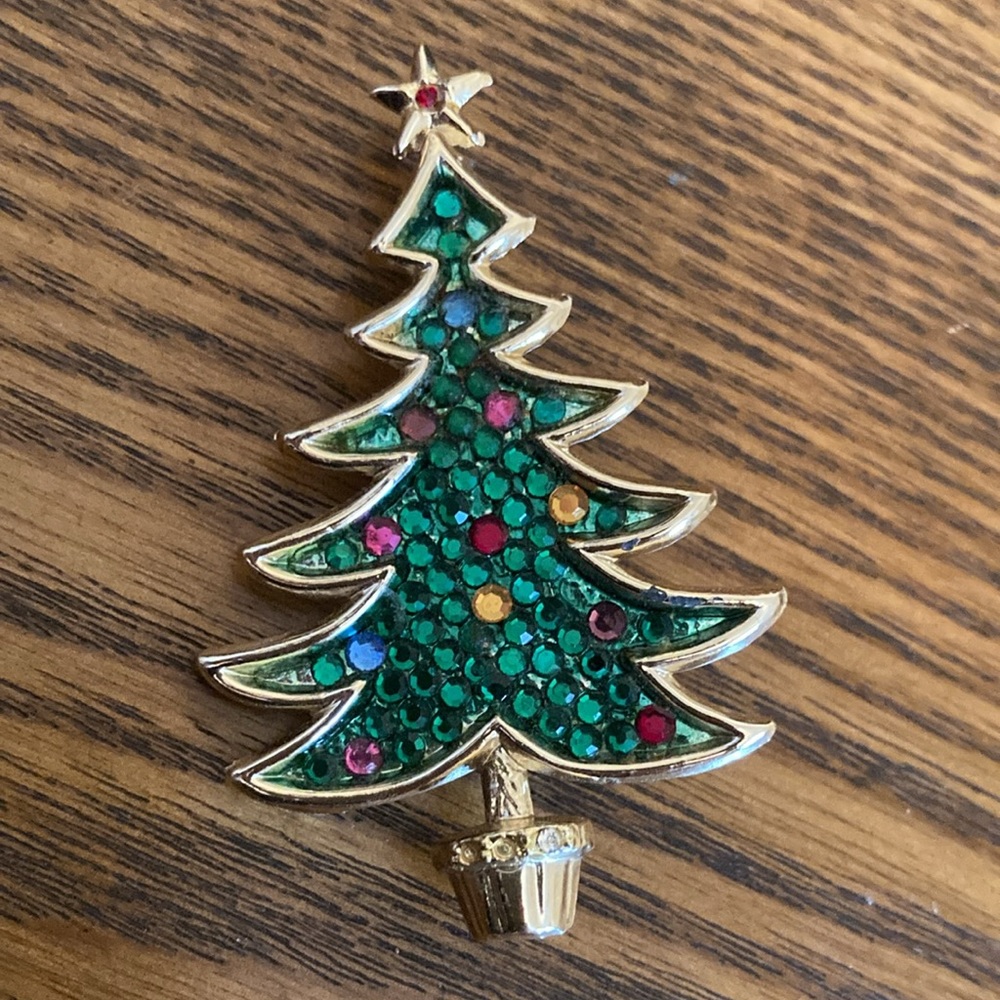 Set of 3 Vintage Christmas Brooches - Picture 4 of 8